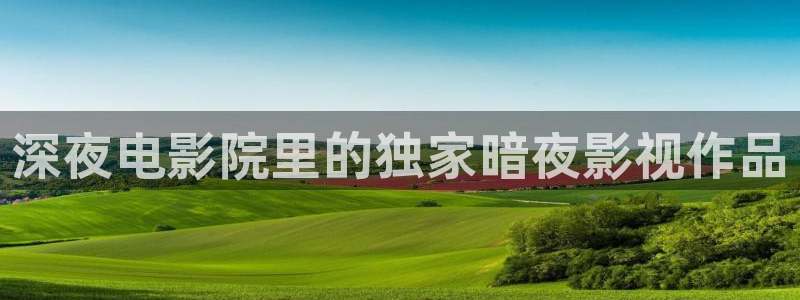 在线免费神马电影：深夜电影院里的独家暗夜影视作品