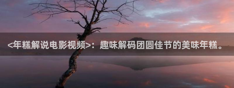 原来神马影院免费观看：<年糕解说电影视频>：趣味解码团圆佳节的美味年糕。