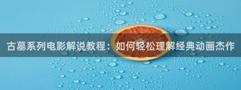 神马影院韩国三级：古墓系列电影解说教程：如何轻松理解经典动画杰作