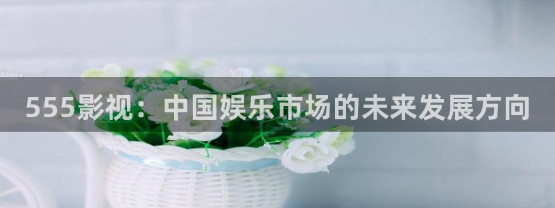 神马电影网94：555影视：中国娱乐市场的未来发展方向