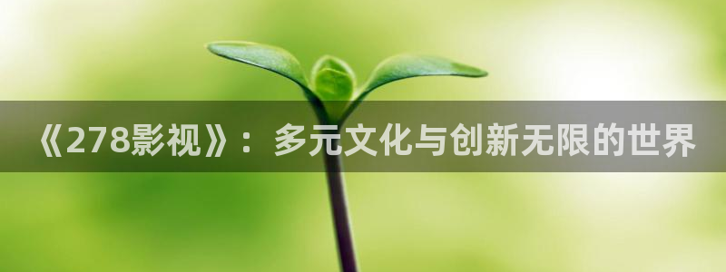 94神马影视：《278影视》：多元文化与创新无限的世界
